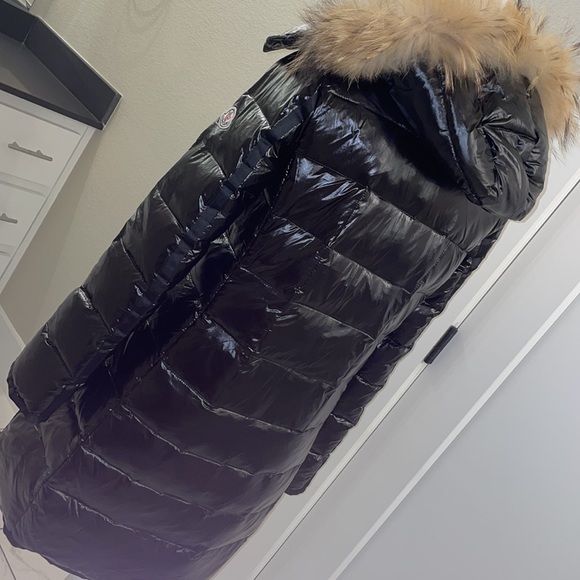 Winter Black Jacket Real Fur Size 1 - Picture 17 of 17